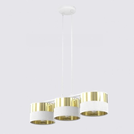 Velto White+Gold Pendant Lamp (3 lights)