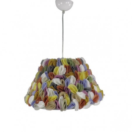 Ceiling light Petals multicolored