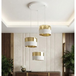 Velto II White+Gold Pendant...
