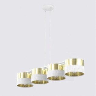 Velto White+Gold Pendant Lamp (4 lights)