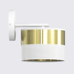 Velto White+Gold Wall Lamp