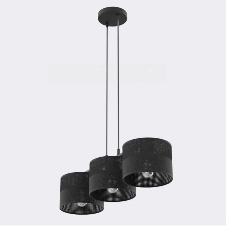 Lomis Black Pendant Lamp (3 lights)