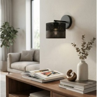 Lomis Black Wall Lamp