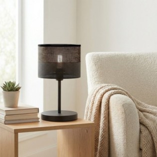 Lomis Black Table Lamp