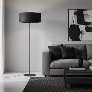 Lomis Black Floor Lamp