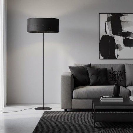 Lomis Black Floor Lamp