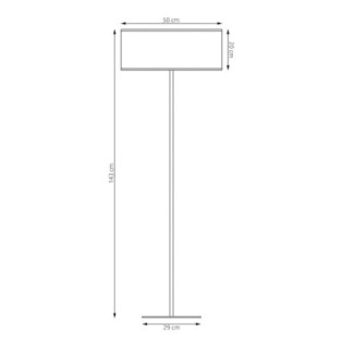 Lomis Black Floor Lamp