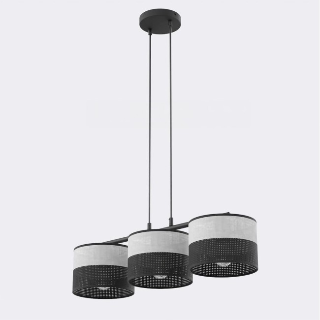 Lomis Gray Pendant Lamp (3 lights)