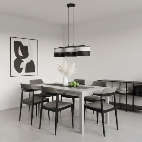 Lomis Gray Pendant Lamp (3 lights)