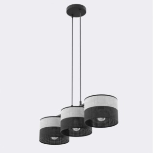 Lomis Gray Pendant Lamp (3 lights)