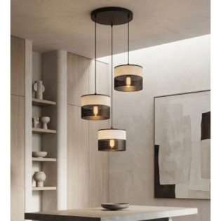 Lomis II Gray Pendant Lamp (3 lights)