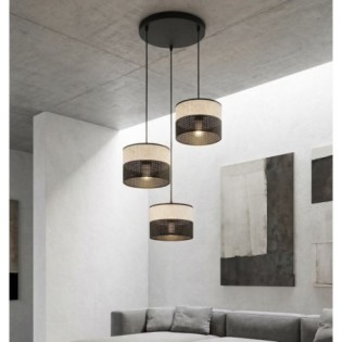 Lomis II Gray Pendant Lamp (3 lights)