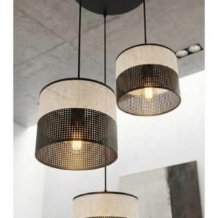 Lomis II Gray Pendant Lamp (3 lights)