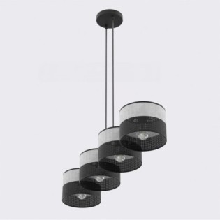 Lomis Gray Pendant Lamp (4 lights)