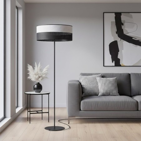 Lomis Gray Floor Lamp
