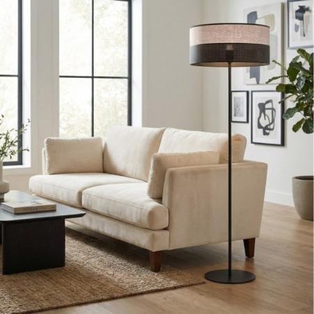 Lomis Gray Floor Lamp