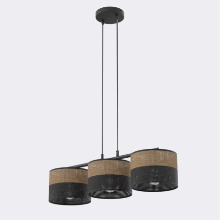 Lomis Brown Pendant Lamp (3 lights)