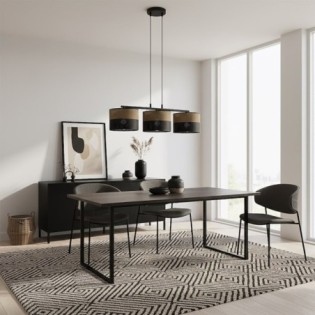 Lomis Brown Pendant Lamp (3 lights)