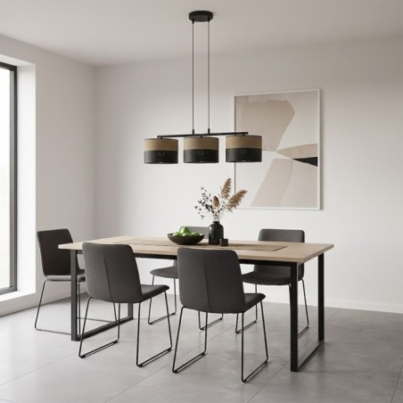 Lomis Brown Pendant Lamp (3 lights)