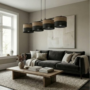 Lomis Brown Pendant Lamp (4...