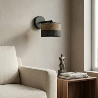 Lomis Brown Wall Lamp