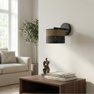 Lomis Brown Wall Lamp