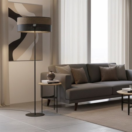 Lomis Brown Floor Lamp