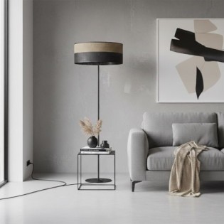 Lomis Brown Floor Lamp
