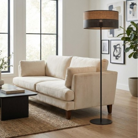 Lomis Brown Floor Lamp