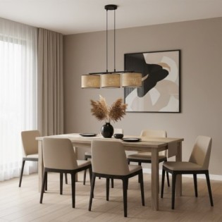 Nar Rattan Pendant Lamp (3 lights)