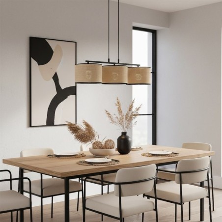 Nar Rattan Pendant Lamp (3 lights)