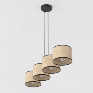 Nar Rattan Pendant Lamp (4 lights)