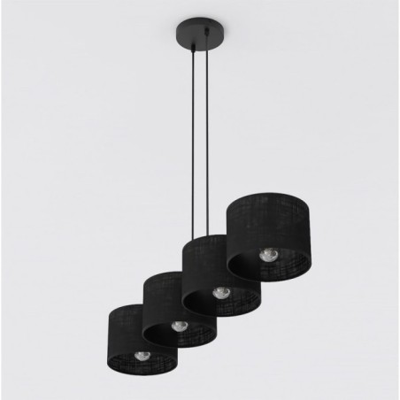 Nar Black Pendant Lamp (4 lights)
