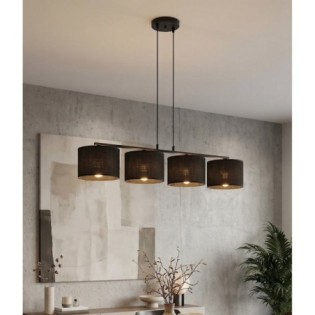 Nar Black Pendant Lamp (4 lights)