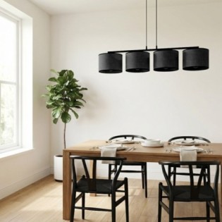 Nar Black Pendant Lamp (4 lights)