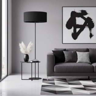 Nar Black Floor Lamp