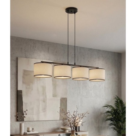 Gray Nar Pendant Lamp (4 lights)