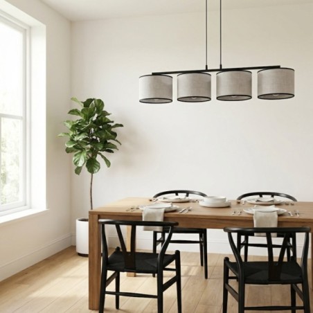 Gray Nar Pendant Lamp (4 lights)