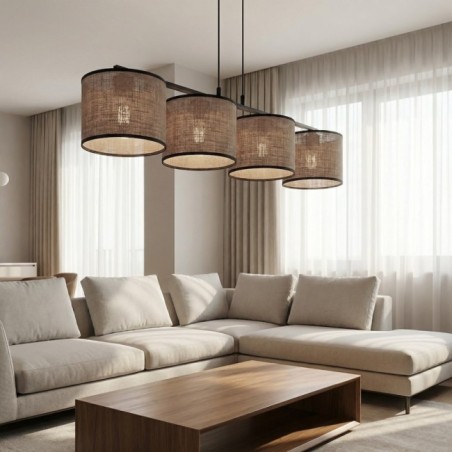 Gray Nar Pendant Lamp (4 lights)