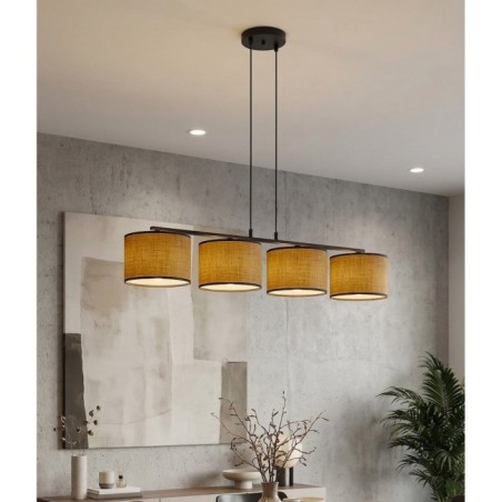 Nar Brown Pendant Lamp (4 lights)
