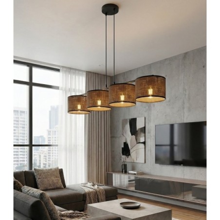 Nar Brown Pendant Lamp (4 lights)