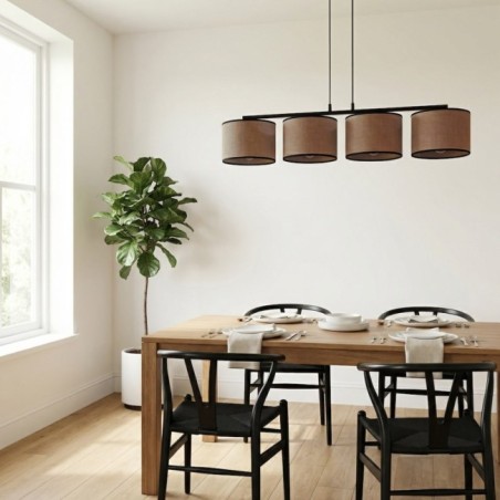 Nar Brown Pendant Lamp (4 lights)