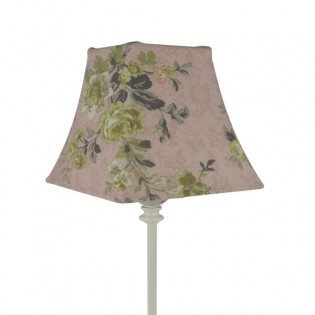 Table lamp flower linen