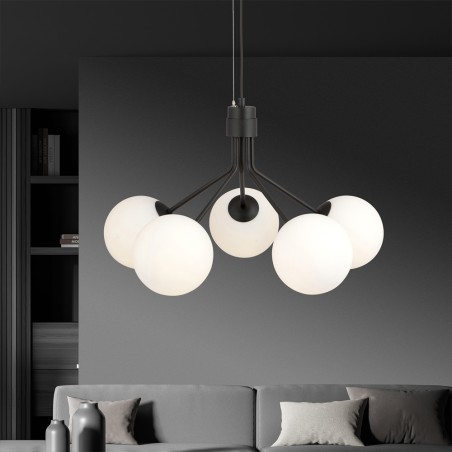 Pendant Lamp Avona Opal (5 lights)