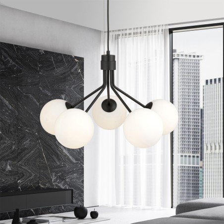 Pendant Lamp Avona Opal (5 lights)