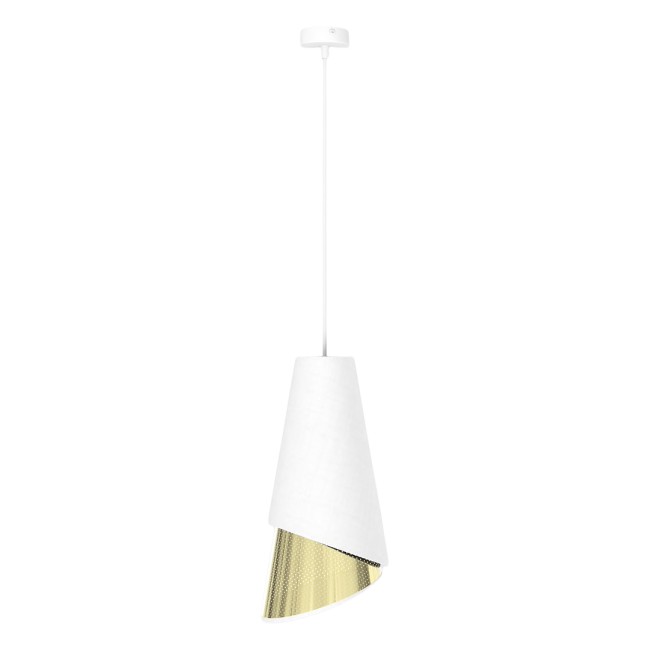 Vist White+Gold Pendant Lamp
