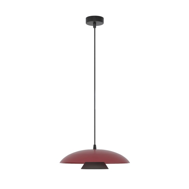 Tisa Burgundy+Black Pendant Lamp