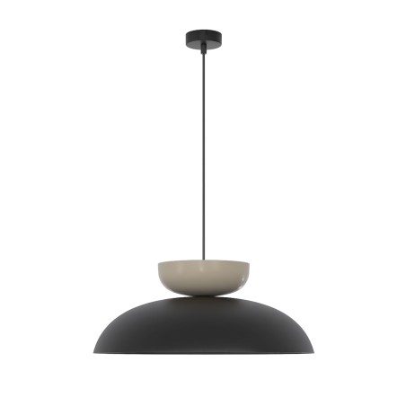Sava Black + Mocha Pendant Lamp