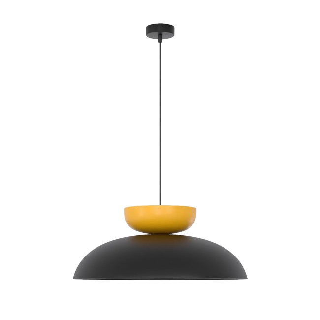 Sava Black+Yellow Pendant Lamp