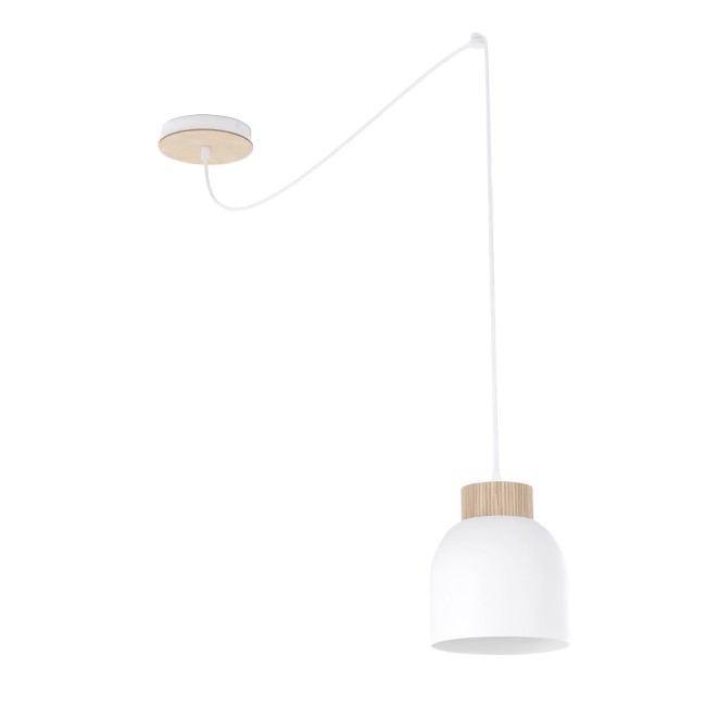Lámpara colgante Prut Blanco